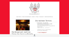 Desktop Screenshot of gerresheimer-buergerwehr.de